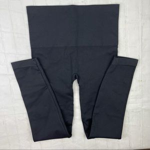 SPANX black “look at me now” shape wear leggings
